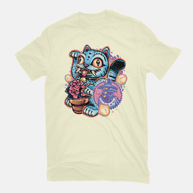 Blue Tiger Of Prosperity-Mens-Basic-Tee-glitchygorilla