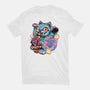 Blue Tiger Of Prosperity-Womens-Basic-Tee-glitchygorilla