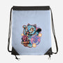 Blue Tiger Of Prosperity-None-Drawstring-Bag-glitchygorilla