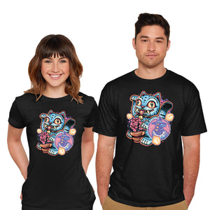 Blue Tiger Of Prosperity-Mens-Basic-Tee-glitchygorilla