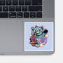 Blue Tiger Of Prosperity-None-Glossy-Sticker-glitchygorilla