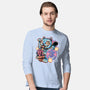 Blue Tiger Of Prosperity-Mens-Long Sleeved-Tee-glitchygorilla