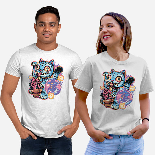 Blue Tiger Of Prosperity-Unisex-Basic-Tee-glitchygorilla