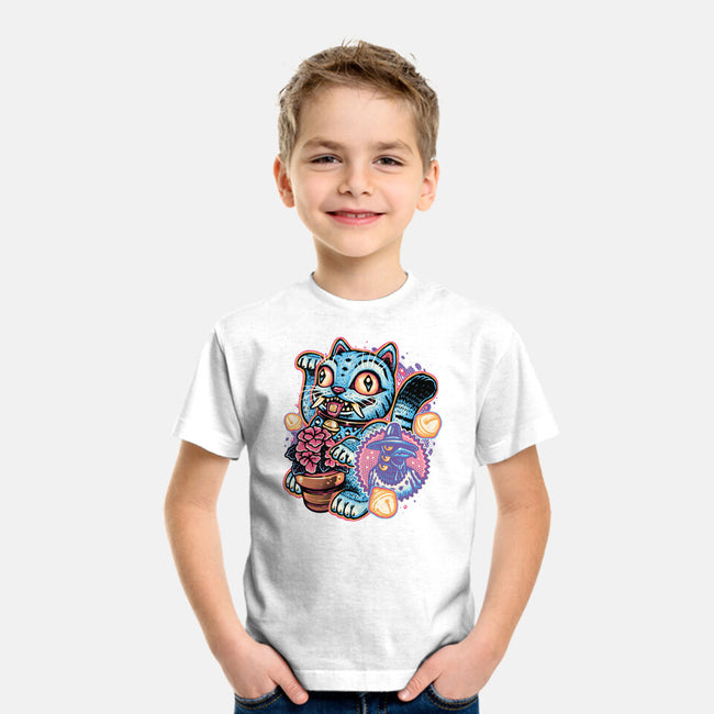 Blue Tiger Of Prosperity-Youth-Basic-Tee-glitchygorilla
