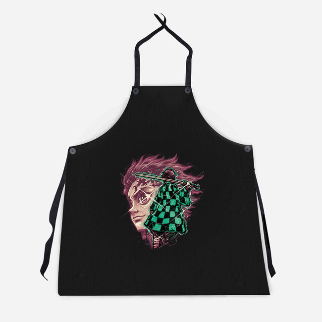 The Legend Of The Slayer-Unisex-Kitchen-Apron-glitchygorilla