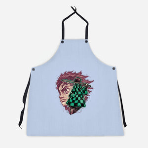 The Legend Of The Slayer-Unisex-Kitchen-Apron-glitchygorilla