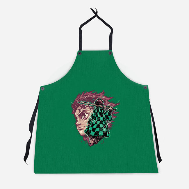 The Legend Of The Slayer-Unisex-Kitchen-Apron-glitchygorilla