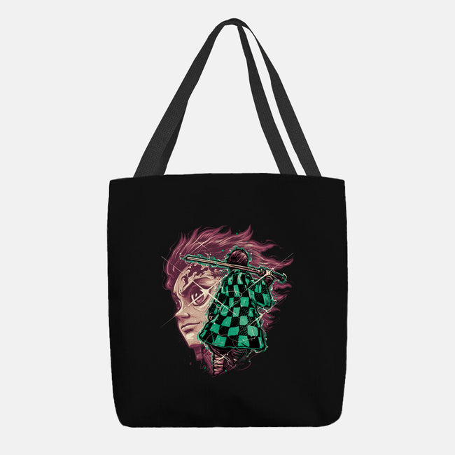 The Legend Of The Slayer-None-Basic Tote-Bag-glitchygorilla