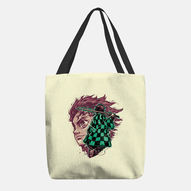 The Legend Of The Slayer-None-Basic Tote-Bag-glitchygorilla