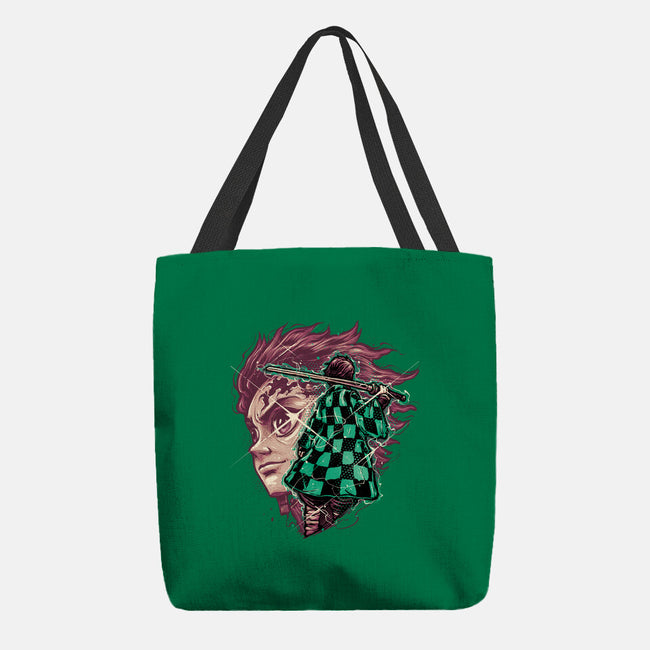 The Legend Of The Slayer-None-Basic Tote-Bag-glitchygorilla