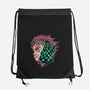 The Legend Of The Slayer-None-Drawstring-Bag-glitchygorilla