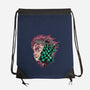 The Legend Of The Slayer-None-Drawstring-Bag-glitchygorilla