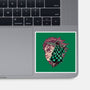 The Legend Of The Slayer-None-Glossy-Sticker-glitchygorilla