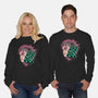 The Legend Of The Slayer-Unisex-Crew Neck-Sweatshirt-glitchygorilla