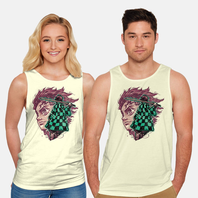 The Legend Of The Slayer-Unisex-Basic-Tank-glitchygorilla