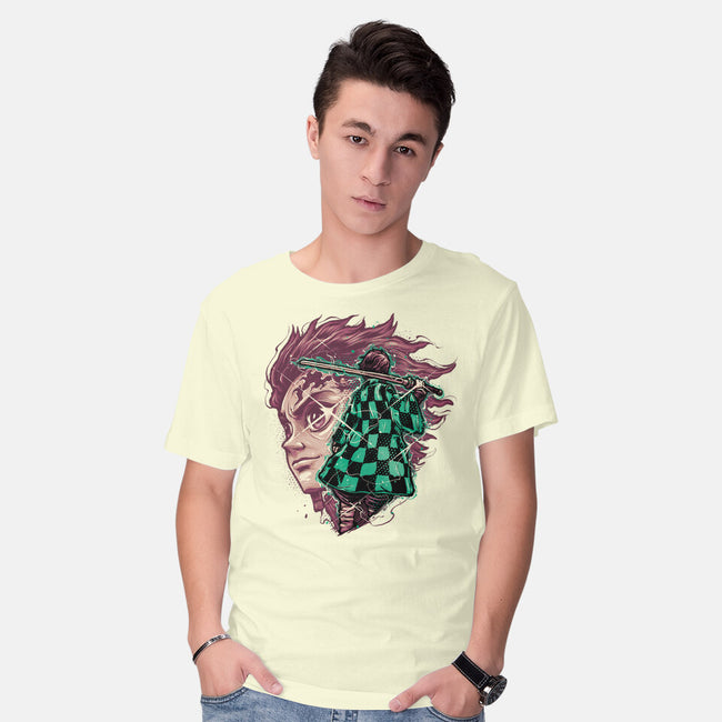 The Legend Of The Slayer-Mens-Basic-Tee-glitchygorilla