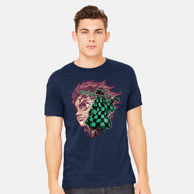 The Legend Of The Slayer-Mens-Heavyweight-Tee-glitchygorilla