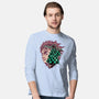 The Legend Of The Slayer-Mens-Long Sleeved-Tee-glitchygorilla