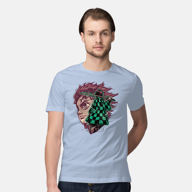 The Legend Of The Slayer-Mens-Premium-Tee-glitchygorilla
