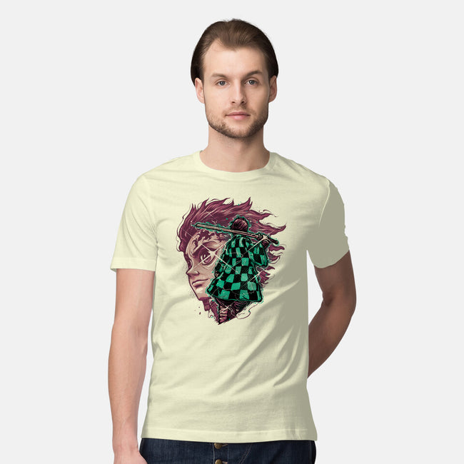 The Legend Of The Slayer-Mens-Premium-Tee-glitchygorilla
