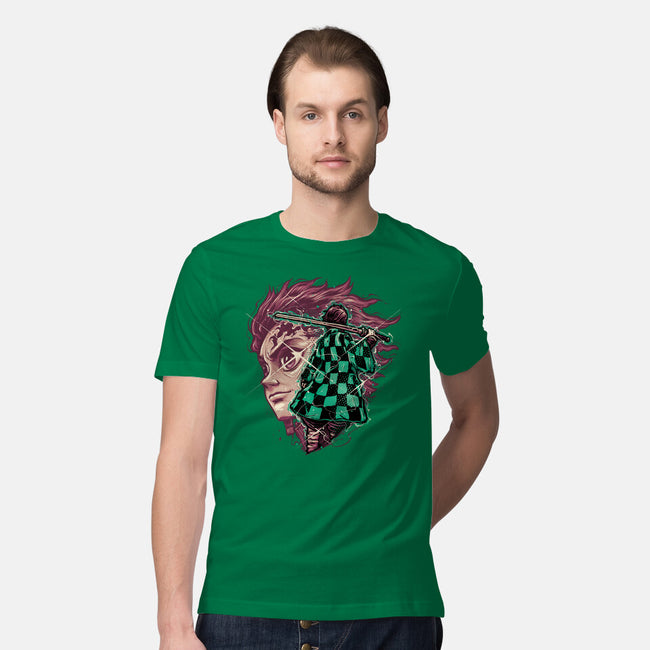 The Legend Of The Slayer-Mens-Premium-Tee-glitchygorilla
