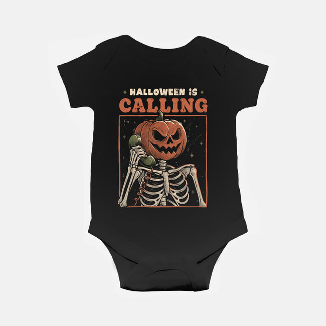 Halloween Is Calling-Baby-Basic-Onesie-eduely