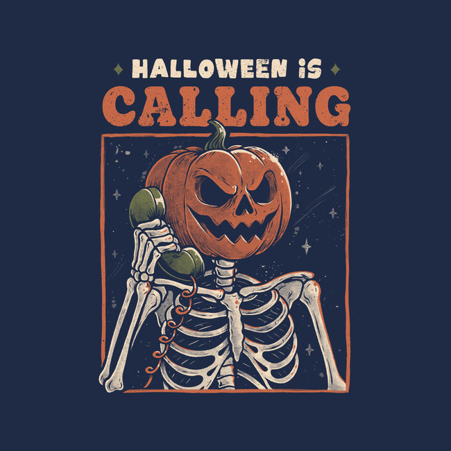 Halloween Is Calling-Mens-Basic-Tee-eduely