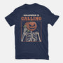 Halloween Is Calling-Youth-Basic-Tee-eduely