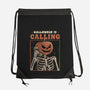 Halloween Is Calling-None-Drawstring-Bag-eduely