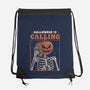 Halloween Is Calling-None-Drawstring-Bag-eduely