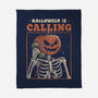 Halloween Is Calling-None-Fleece-Blanket-eduely