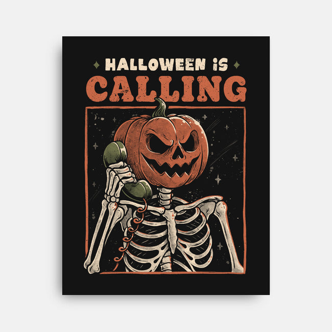 Halloween Is Calling-None-Stretched-Canvas-eduely