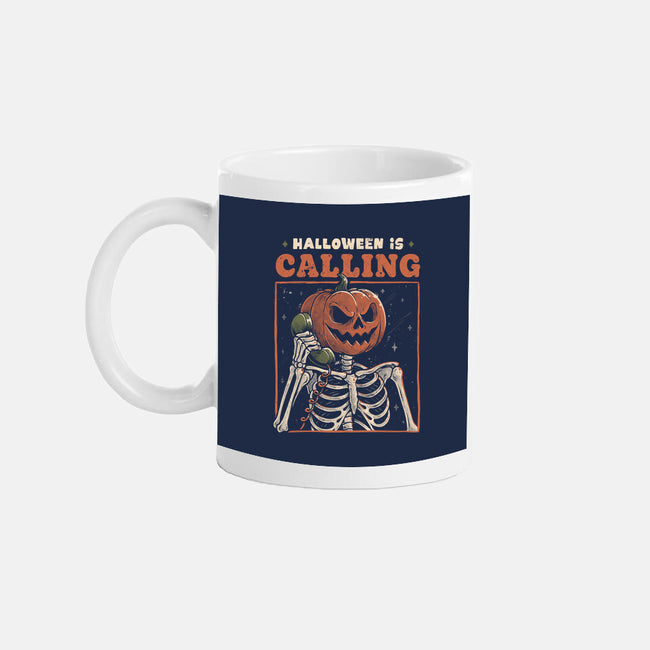 Halloween Is Calling-None-Mug-Drinkware-eduely