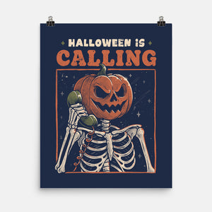 Halloween Is Calling-None-Matte-Poster-eduely