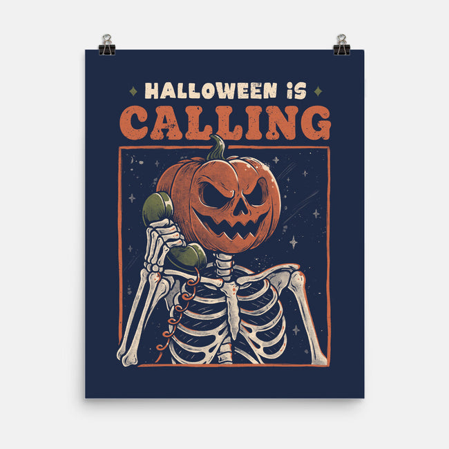 Halloween Is Calling-None-Matte-Poster-eduely