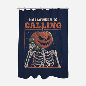 Halloween Is Calling-None-Polyester-Shower Curtain-eduely