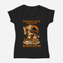 Tiger Boy Comic RPG-Womens-V-Neck-Tee-Studio Mootant