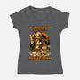 Tiger Boy Comic RPG-Womens-V-Neck-Tee-Studio Mootant