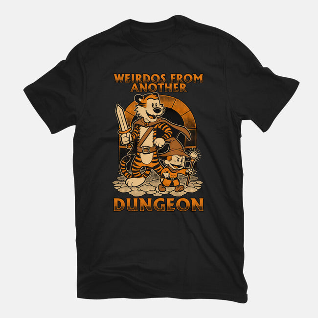 Tiger Boy Comic RPG-Womens-Fitted-Tee-Studio Mootant