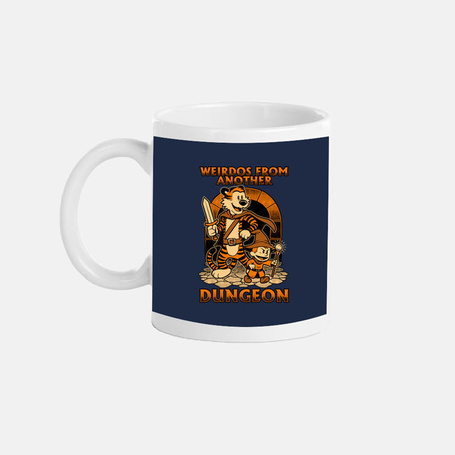Tiger Boy Comic RPG-None-Mug-Drinkware-Studio Mootant