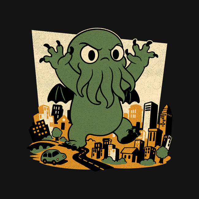 Cthulhu City Destruction-Unisex-Kitchen-Apron-Studio Mootant