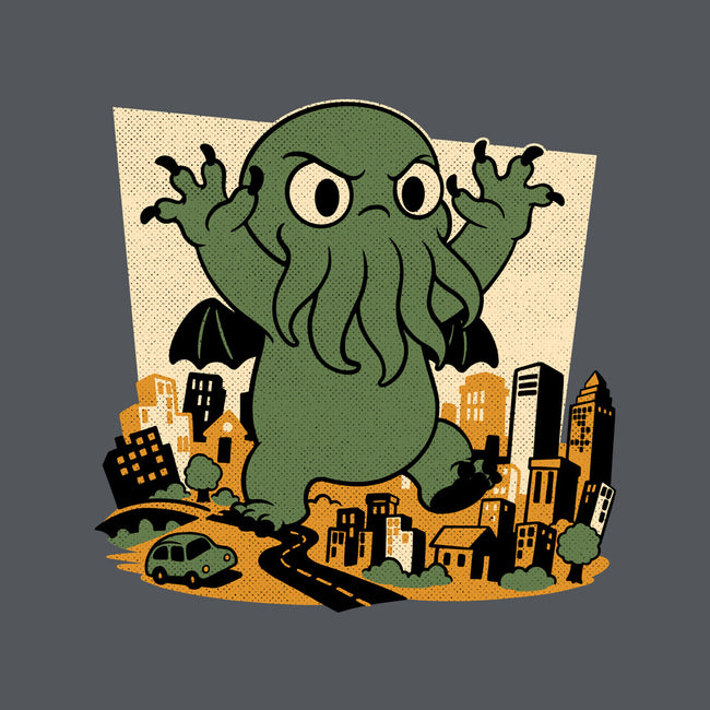 Cthulhu City Destruction-None-Polyester-Shower Curtain-Studio Mootant