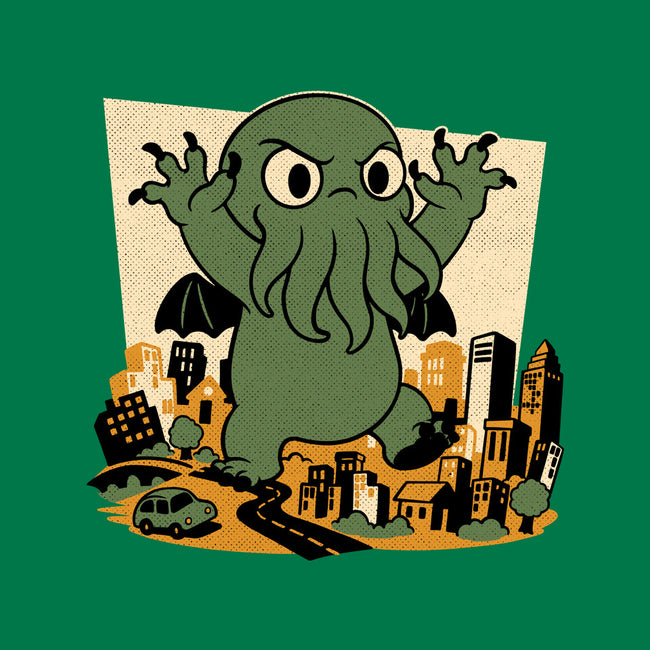 Cthulhu City Destruction-None-Polyester-Shower Curtain-Studio Mootant