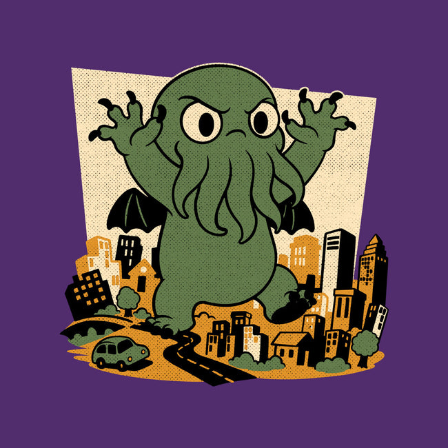 Cthulhu City Destruction-None-Adjustable Tote-Bag-Studio Mootant