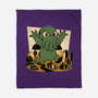 Cthulhu City Destruction-None-Fleece-Blanket-Studio Mootant