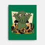 Cthulhu City Destruction-None-Stretched-Canvas-Studio Mootant