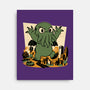 Cthulhu City Destruction-None-Stretched-Canvas-Studio Mootant