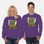 Cthulhu City Destruction-Unisex-Crew Neck-Sweatshirt-Studio Mootant