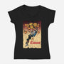 The Slashies-Womens-V-Neck-Tee-zascanauta