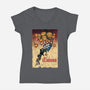 The Slashies-Womens-V-Neck-Tee-zascanauta